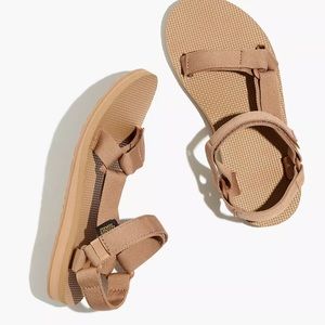 Madewell x Teva sandals in Sand dune- BRAND NEW